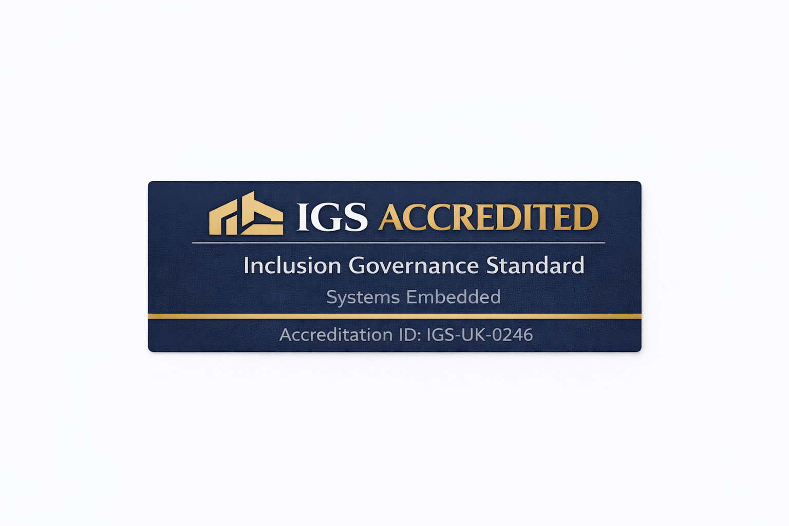 IGS Accredited badge
